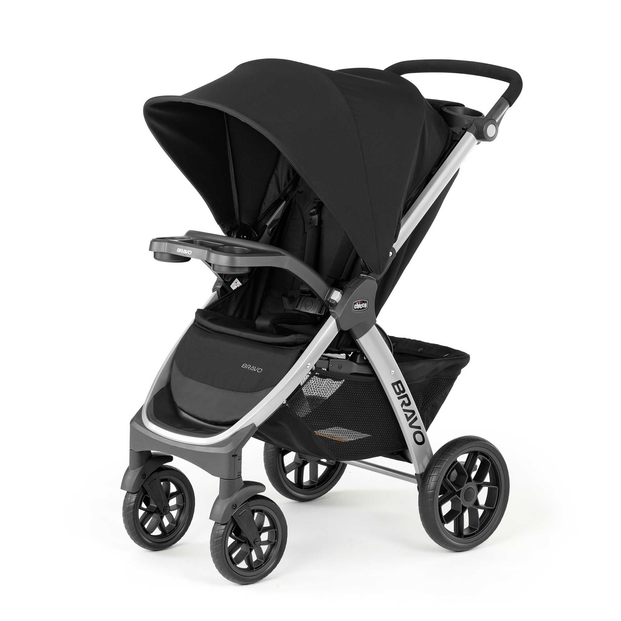 Bravo Quick Fold stroller (Black)-Black